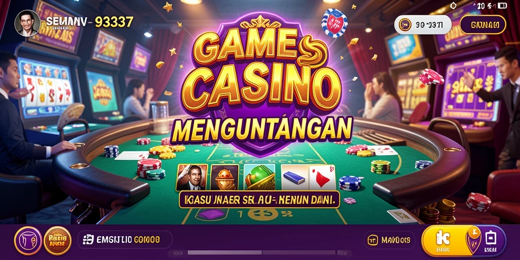 Screenshot gameplay 93337 menampilkan momen seru permainan Kasino.