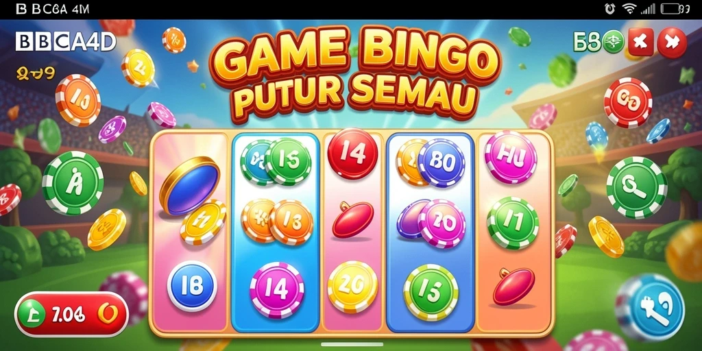 Tampilan permainan Bingo yang mengasyikkan di BBCA4D.