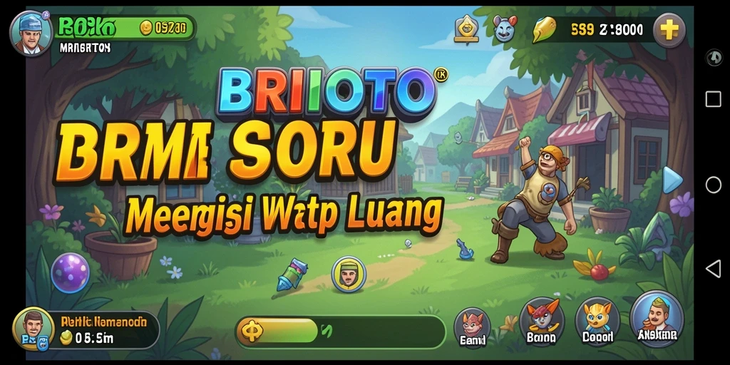 Tampilan gameplay BRIOTOTO yang menarik dan sederhana.
