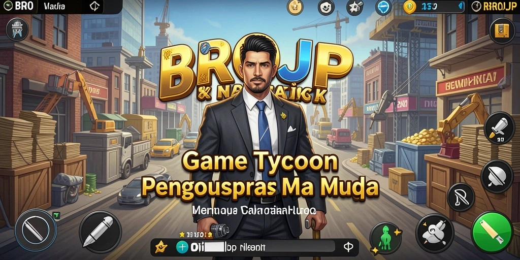 Gameplay Tycoon yang seru dan menarik di BROJP.