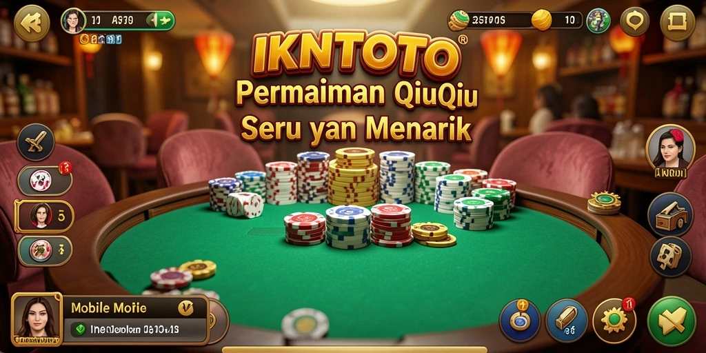 Tangkapan layar gameplay QiuQiu yang menarik dan seru.