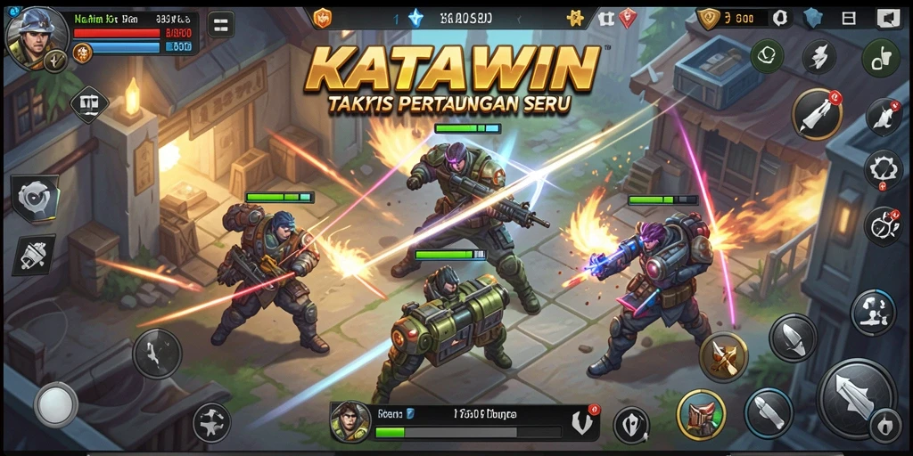 Gameplay KATAWIN yang menegangkan dalam mode TPS.