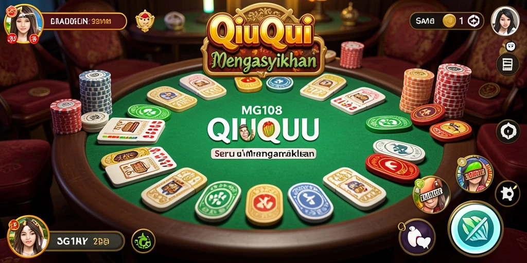 Tampilan gameplay seru QiuQiu di MG108.