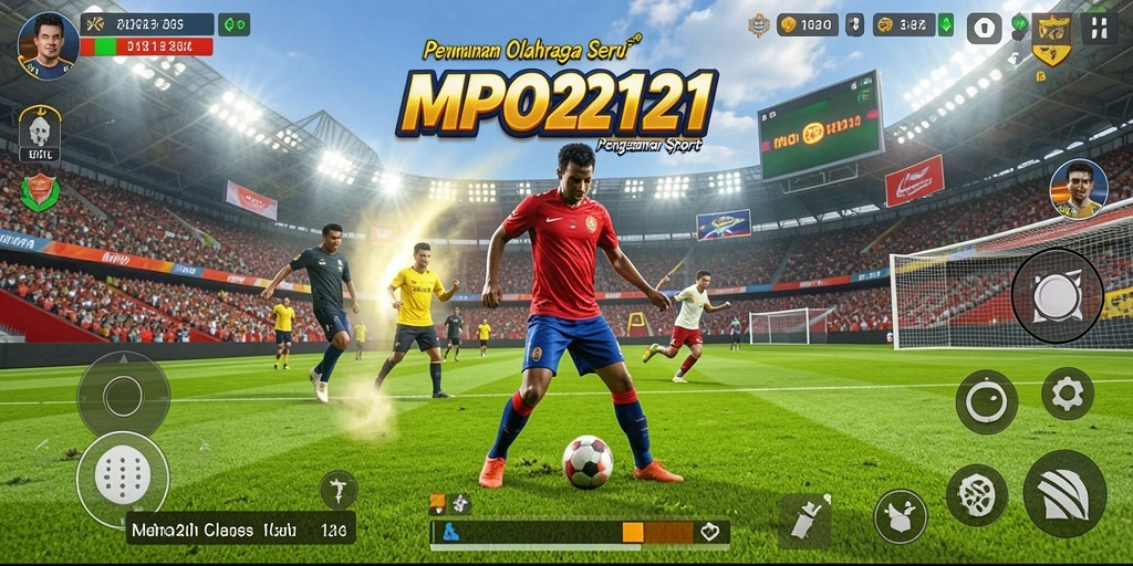 Screenshot MPO2121 menampilkan momen seru dalam pertandingan olahraga.