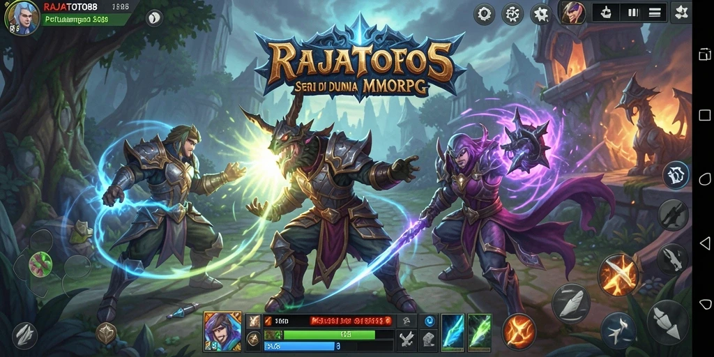 Tampilan gameplay seru di RAJATOTO88 dengan aksi petualangan yang menegangkan.