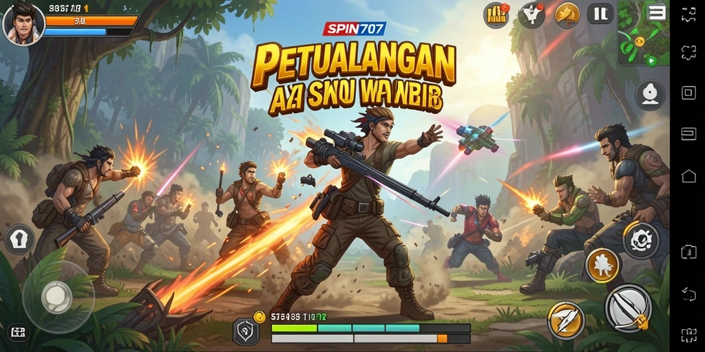 Screenshot gameplay SPIN707 menampilkan aksi seru dan menegangkan.
