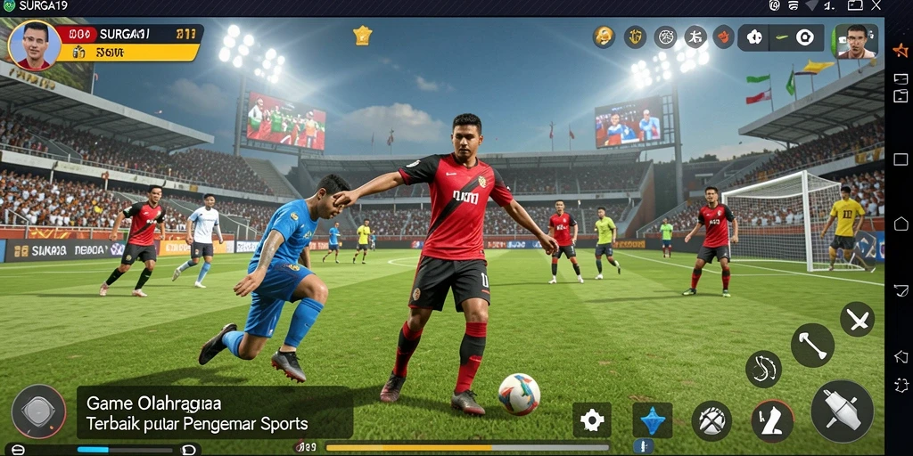 Tampilan gameplay SURGA19 dengan aksi seru dan dinamis.