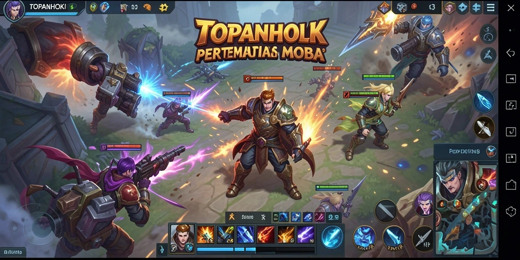 Tampilan epik pertempuran di arena <strong>TOPANHOKI</strong> yang penuh aksi.